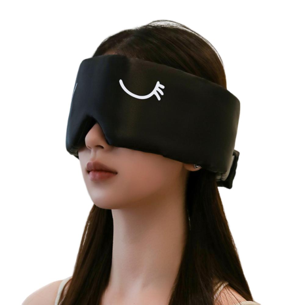 Stretchy Sleeping Eye Mask Adjustable Non-Intraocular Pressure Sleeping Aid Eyepatch Comfortable Soft Eye Shade Cover Travel Use