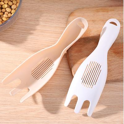 1 шт., сито для риса, ложка, кухонный сливной дуршлаг с ручками, сито для чаши для риса, инструменты для мытья белого риса, слив для раковины, бытовые инструменты