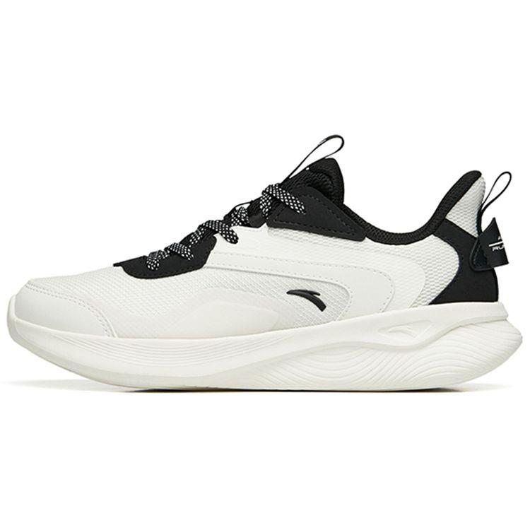 Anta Удобные амортизирующие нескользящие износостойкие дышащие легкие кроссовки с низким верхом Rebound женские кроссовки белые черные 922235588-3