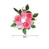 20cm Candle Ring Wreaths Centerpieces Festival Flower Garland Tabletop Thanksgiving Wedding Easter