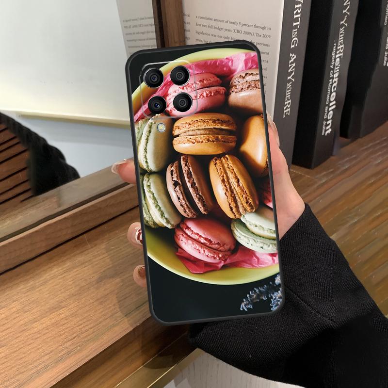 Десертное Мороженое Макарон Фуд Кейс Для Samsung Galaxy M56 M06 M16 M36 M52 M32 M12 M54 M34 M14 M35 M55 M15 M11 M31 M13 M53