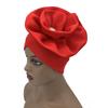 Fashion Women Big Flower Muslim Turban Bonnet Female Beanies Hat Party Headwear Cap