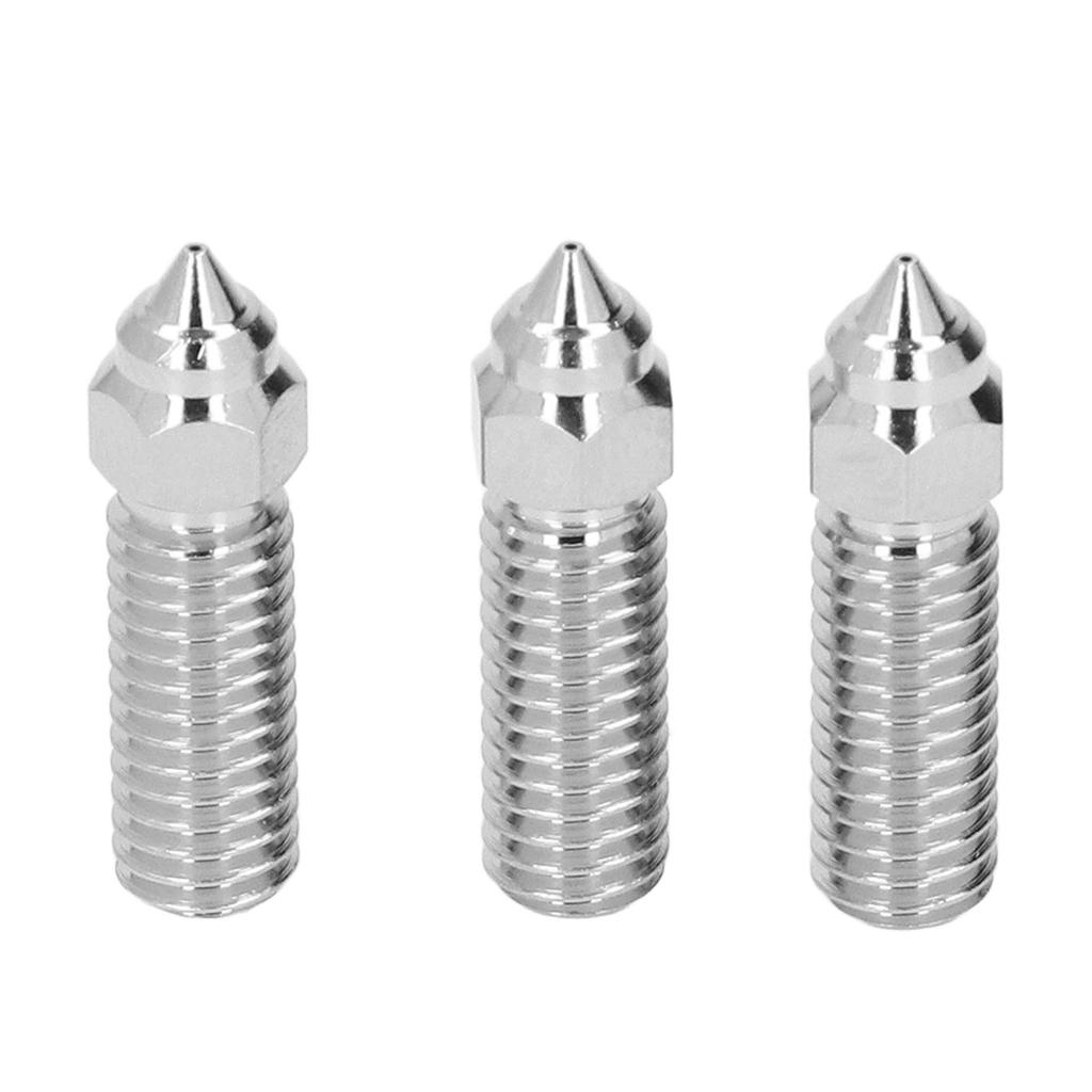 3Pcs 3D Printer Extruder Nozzle 1.75mm M6 High Speed Hotend Extruder Nozzle for Creality K1