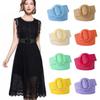 Fashion Bohemian Elastic Waist Belt Braided Waistbelt Wide Straw Belt