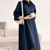 New Arrivals Open Run Toiny Long Dress Shirt Cover Loose Fit Oversized