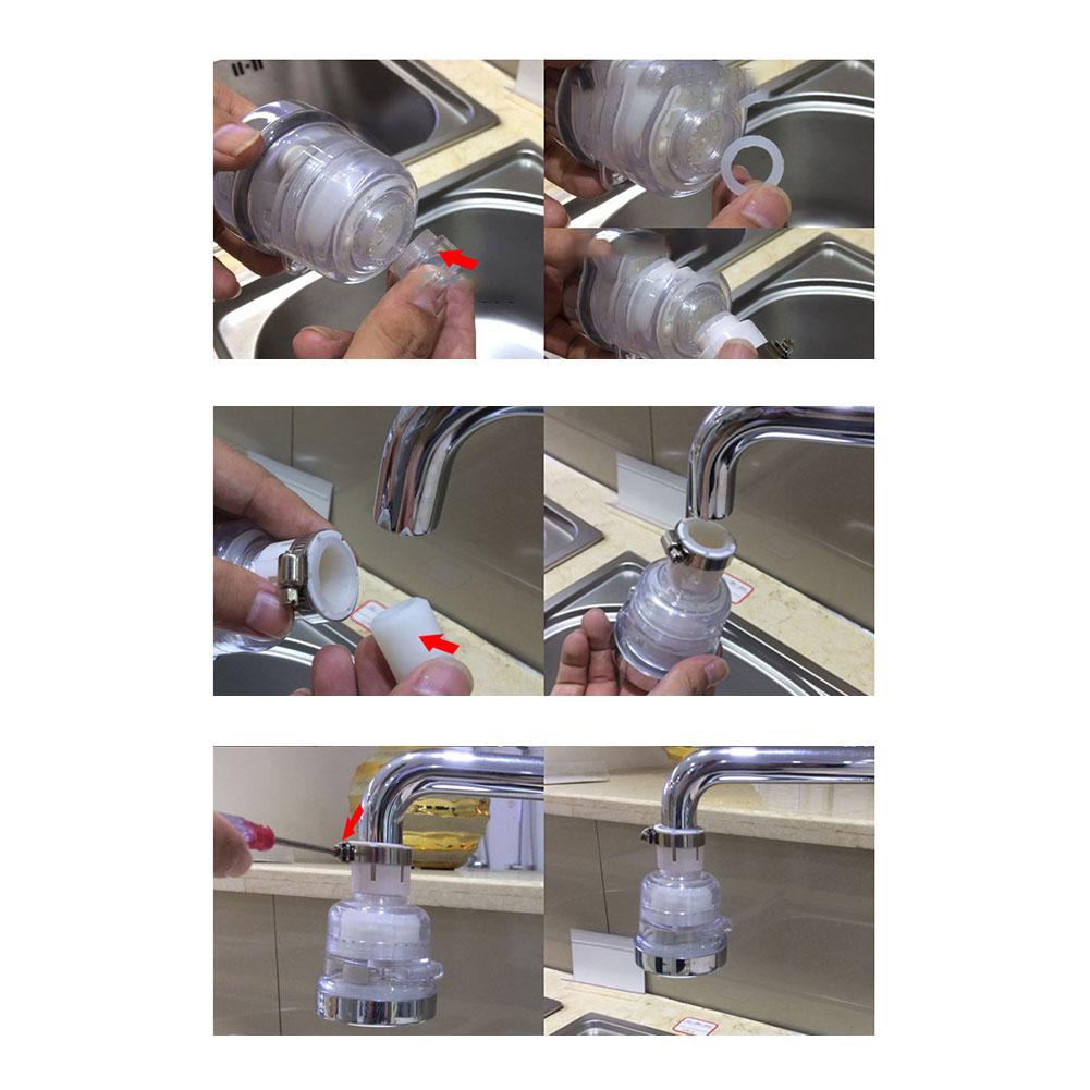 Anti-splash Faucet Filter Tip Detachable Water Filter Sprayer Tap Water Strainer Kitchen Supplies