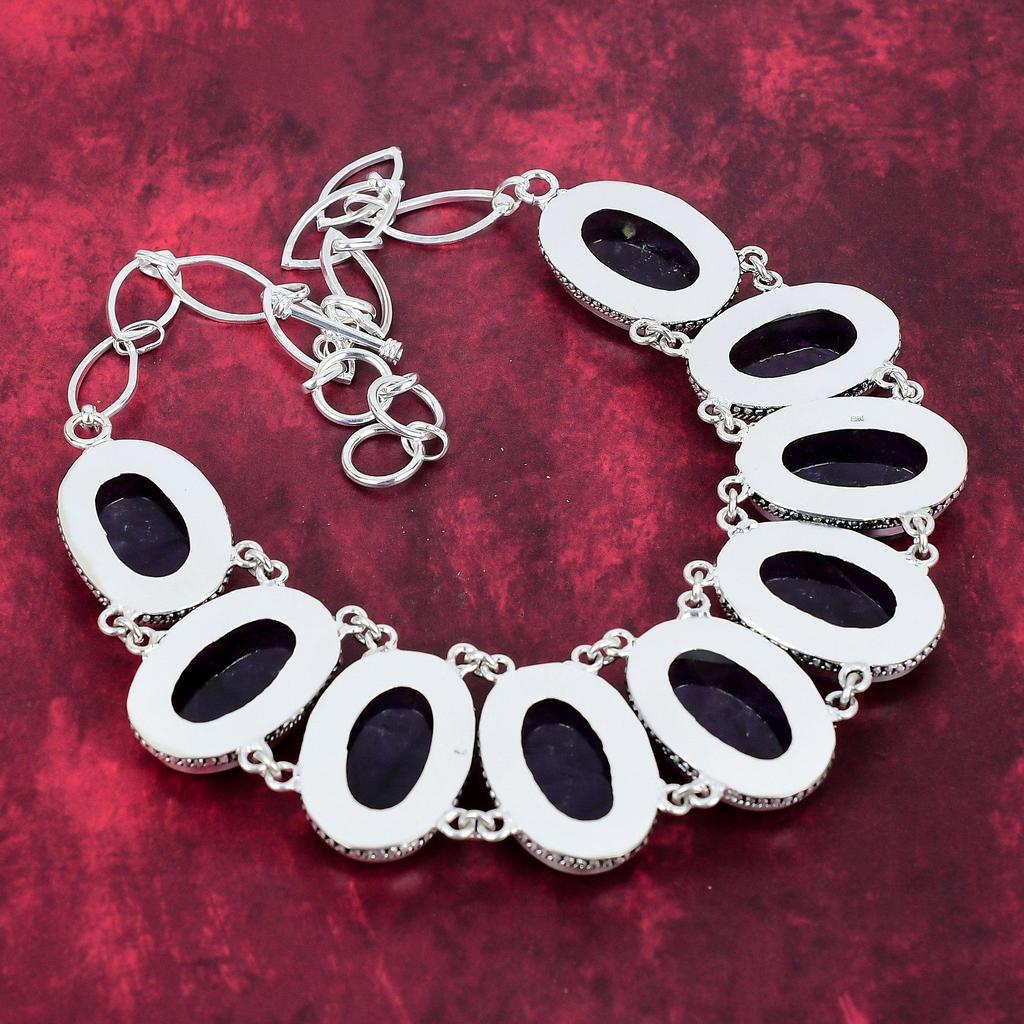 Amethyst Necklace, Handmade Jewelry, 925 Solid Sterling Silver Necklace, Wonderful Gemstone Necklace For Women