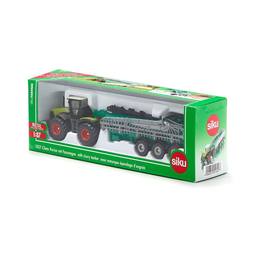 SIKU KLAAS ZELION Трактор Вакуум SK1827 (с Танкером) 1/87