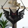 Hand Woven Bat Hanging Tapestry Black Color Geometric Wall Hanging  Bedroom Decor