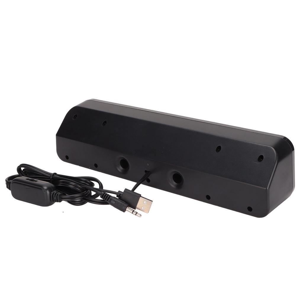 Проводная колонка Hi-Fi стерео сабвуфер с питанием от USB 3,5 мм разъем портативная настольная длинная колонка для ТВ компьютера