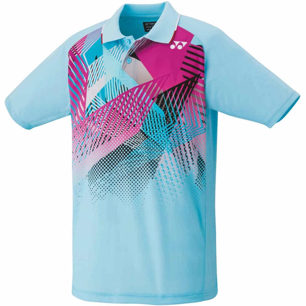 Short Sleeve Shirt Game Shirt Aqua Blue L [YONEX] (111)