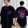 Kpop Аниме Охотник на демонов Саджа Бойс Футболки Мужские Женские Винтажные Модные Популярные Футболки Большемерные Хлопковые Повседневные Футболки Уличная одежда