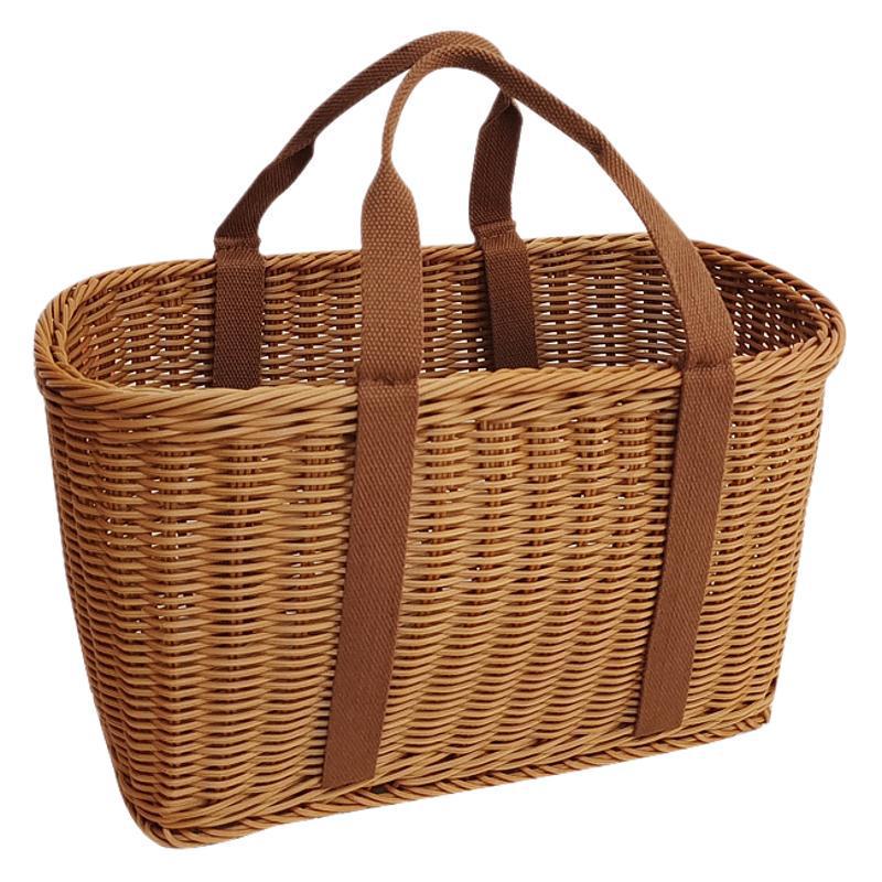 Плетеная сумка из ротанга - Фруктовая и Пикниковая корзина