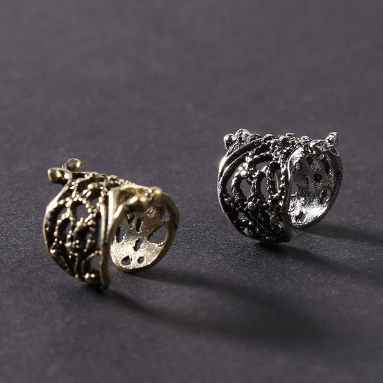 1 шт., женские ретро-панк-каффы с гравировкой, очаровательные клипсы для ушей