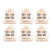 6pcs Bachelor Party Gift Bags with Drawstring Linen Party Favors Bachelor Bridal Shower Pouches for