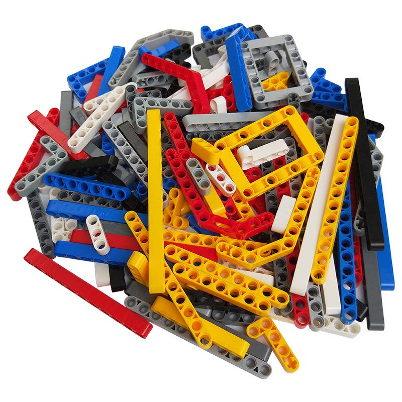 32271 Совместимая изогнутая балка 3x7 и 9 отверстий для Lego, Строительные блоки для роботов, Образовательные технологические аксессуары, Игрушки для свободной сборки
