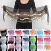 Women's 3 Rows Waist Chain Belt Hip Scarf Belly Dancing Clothing Accessories Belt Skirt Fashion