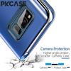 PKCASE Смарт-зеркало Флип-чехол для телефона для Samsung A05 A05S A15 A35 A25 A33 A34 5G Note 20 Ultra Ударопрочный Кожаный Чехол-подставка