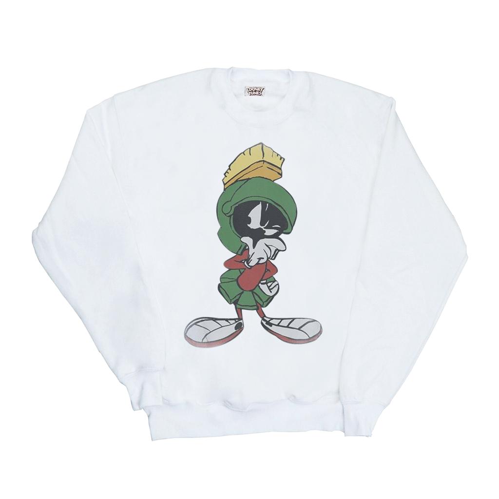 Looney Tunes Mens Marvin The Martian Pose Sweatshirt
