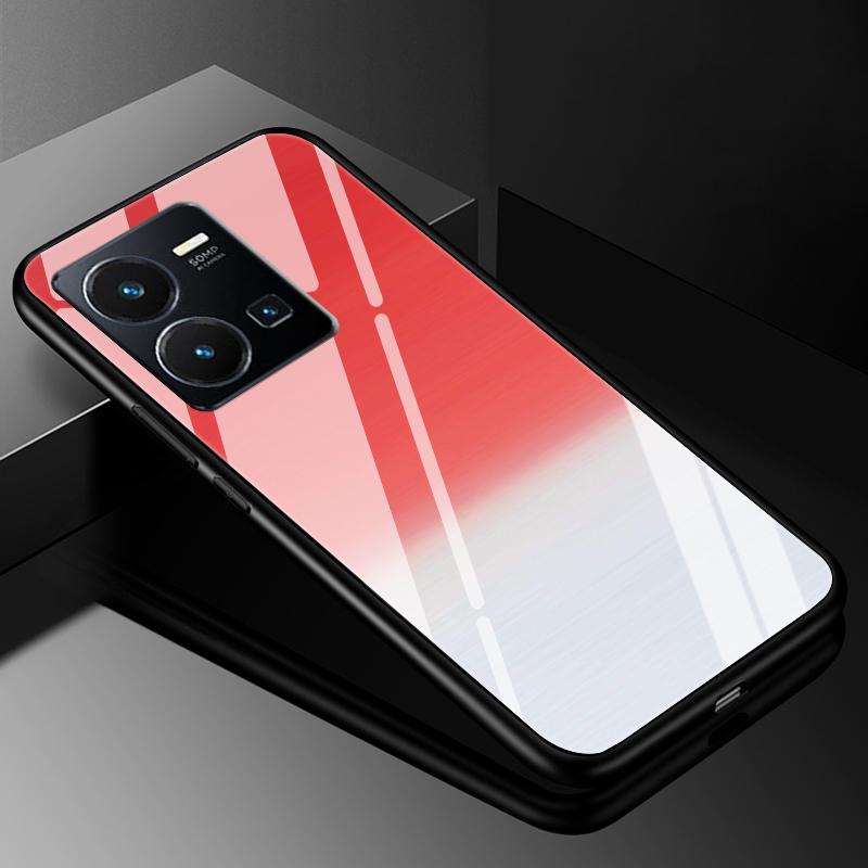 Чехол-крышка для VIVO Y35 2022, Чехлы из закаленного стекла для Vivo V21 5G 4G V21E Y11S Y12S Y20S V20 SE Y03 V2022 V2023, Жесткий задний бампер