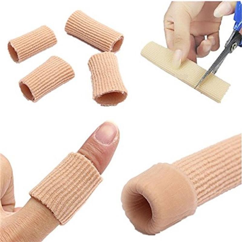 15cm Fabric Gel Tube Bandage Finger Toes Maintain Cushion Corns Hallux Valgu Blisters Calluse Pain Relief Pads