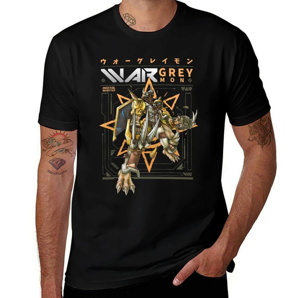 Wargreymon T-Shirt t shirt man casual man t shirt cotton printed t shirts for man T-Shirt