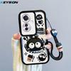 KEYSION Shockproof Case for OPPO Reno11 F 5G with Lanyard Soft Silicone Cute 3D Cartoon Doll Phone Back Cover for OPPO A79 5G
