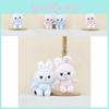 Cute Cartoon Bunny Plush Doll Soft Material Charming Keychain Gift Accessory