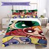 1PC The Powerpuff Girls Bedding Quilt Set Quilt Cover Pillowcase Home Decoration Birthday Gift (1 * duvet cover + 2 * pillowcase, without core)A9