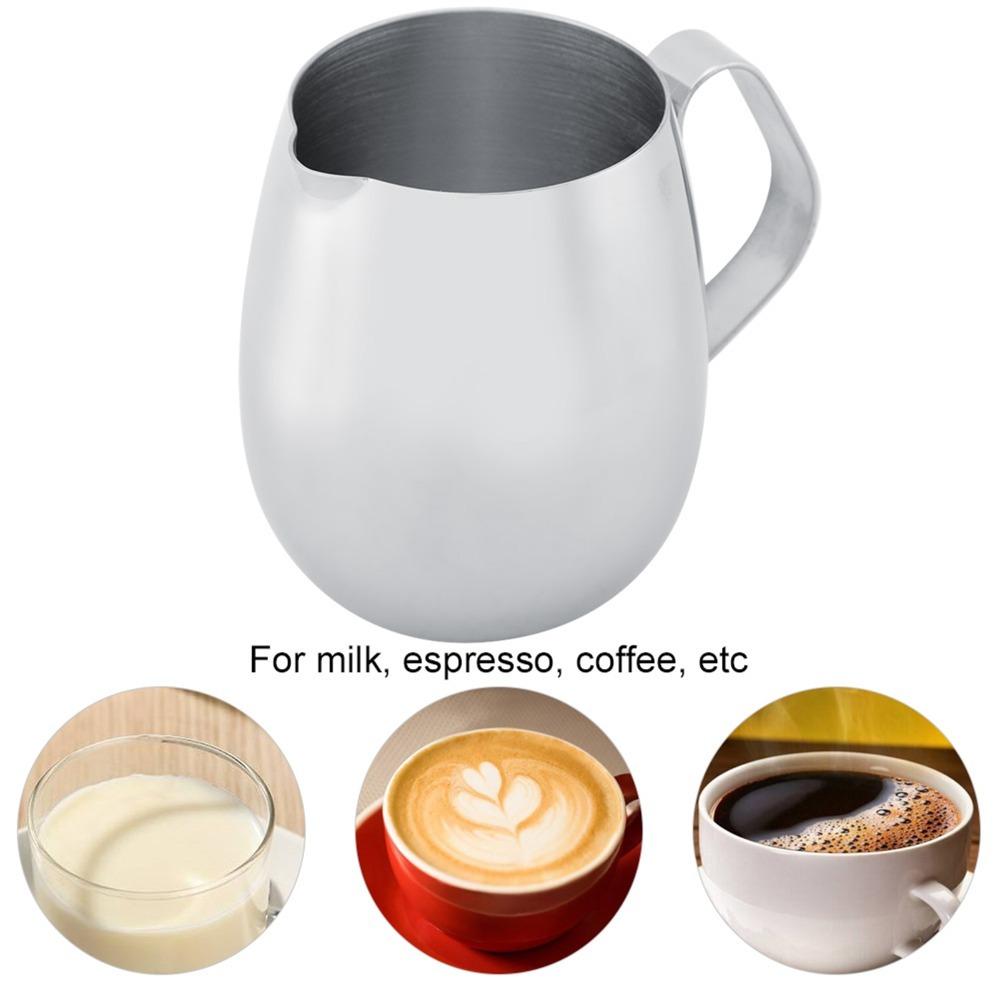 Smooth Surface Latte Coffee Cup Thick Stainless Steel Stainless Steel Pitcher  Coffee Making