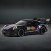 1/32 Porsche 911 Targa 4S Martini Racing Edition Спортивный автомобиль Сплав Литой Модель автомобиля Высокая симуляция Украшения Орнамент Подарок