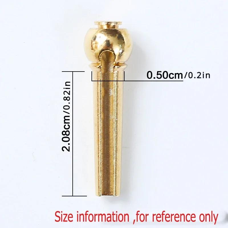 6 шт. Струны для гитары Гвоздь Металл Колки для акустической гитары Латунные струны для гитары Фиксированные Конусные колышки для струн Гвозди для порожка