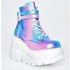 Autumn Muffin Thick-soled Colorful High-top Casual Women's Shoes Plus Size Women's Shoes