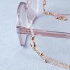 Eyewear Chain Nice-looking Simple Style Lightweight Eyeglass Chain Lady Glasses Lanyard with Butterfly Decor Glasses Chain Daily Wear
