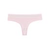 Sexy Women's Cotton Thong Low-Waist Lace Trim G-String Soft Breathable Snug-Fit Panties