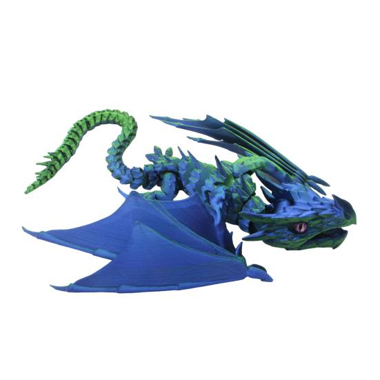 3D-печатная фигурка крылатого дракона, подвижные суставы, летающая фигурка дракона, шарнирная модель дракона, игрушка-фиджет, настольное украшение, орнамент