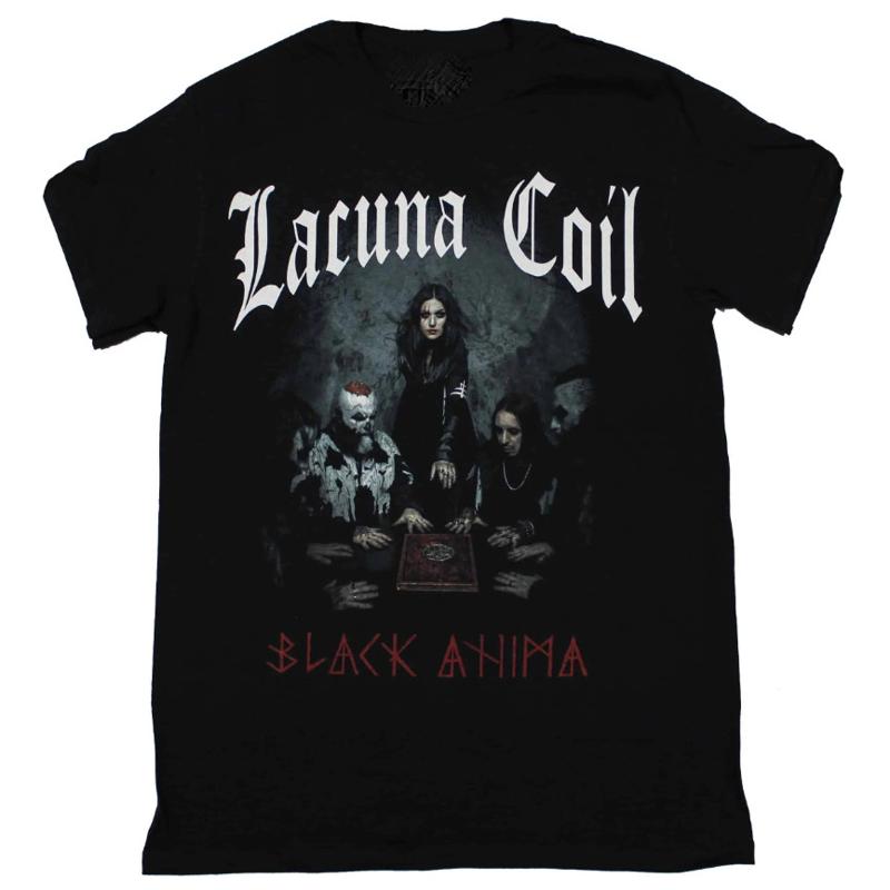 Vtg Lacuna Coil Band Tour Heavy Cotton Black All Size T Shirt Mm1050 Uu064