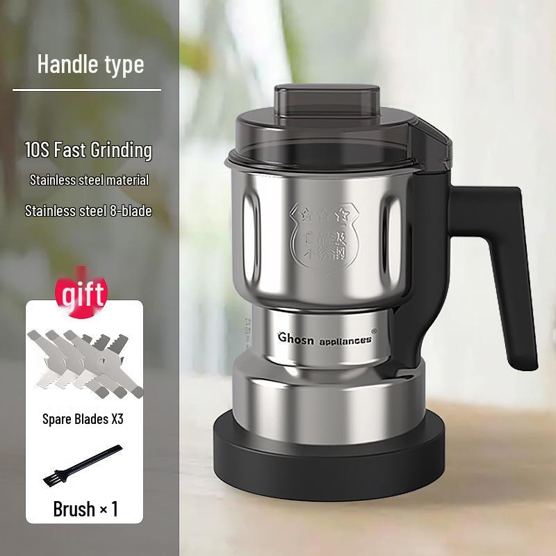 Электрическая мельница из нержавеющей стали 110В/220В: Многофункциональный бытовой измельчитель для порошков