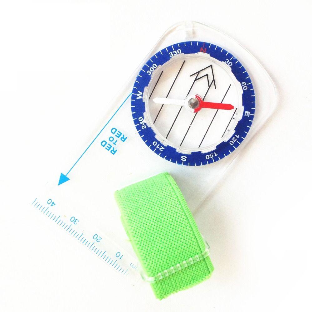 Scale Ruler Orienteering Thumb Compass Outdoor Navigation Compass Map Reading Scouts Compass Ruler