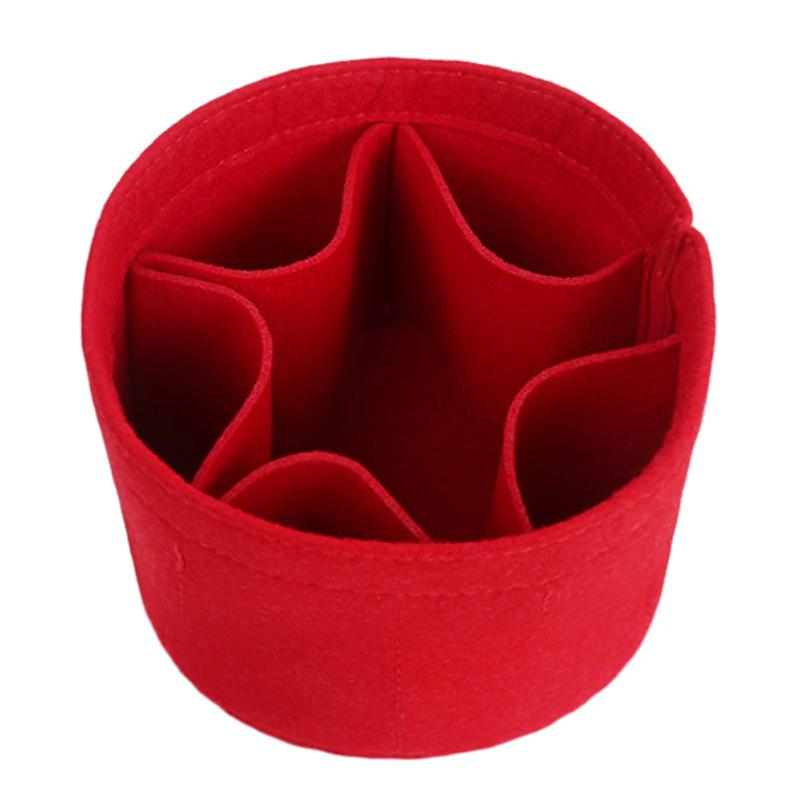 Женская косметичка, простая женская фетровая сумка-ведро, удобная портативная косметичка для отдыха, вместительная сумка для хранения