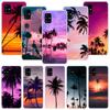 Palm Leaves Sunset Summer Scenery Phone Case For Samsung Galaxy A12 A22 A32 A42 A52 A72 A51 A71 5G A41 A31 A21 A02S M12 M21 M31