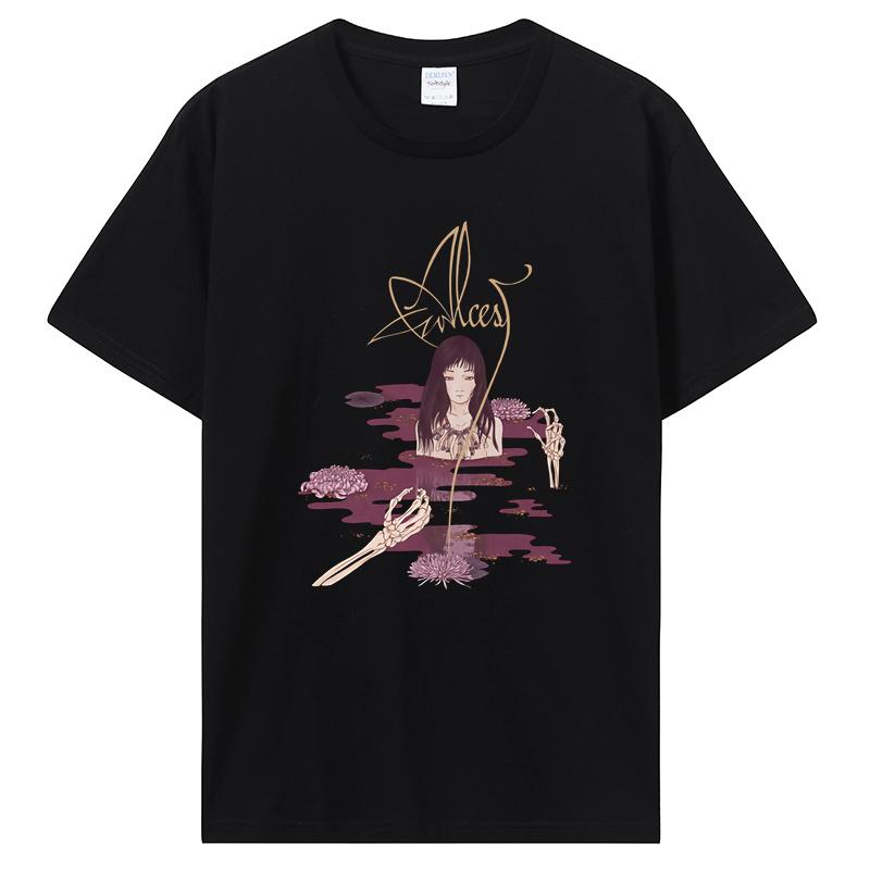 Kodama T Shirt Alcest Album T-Shirt French Post-metal Band Men Summer Tshirt EU Size Unisex Cotton Tees Harajuku