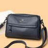 Новая женская сумка большой вместимости из мягкой кожи, простая повседневная сумка-мессенджер на плечо большой вместимости