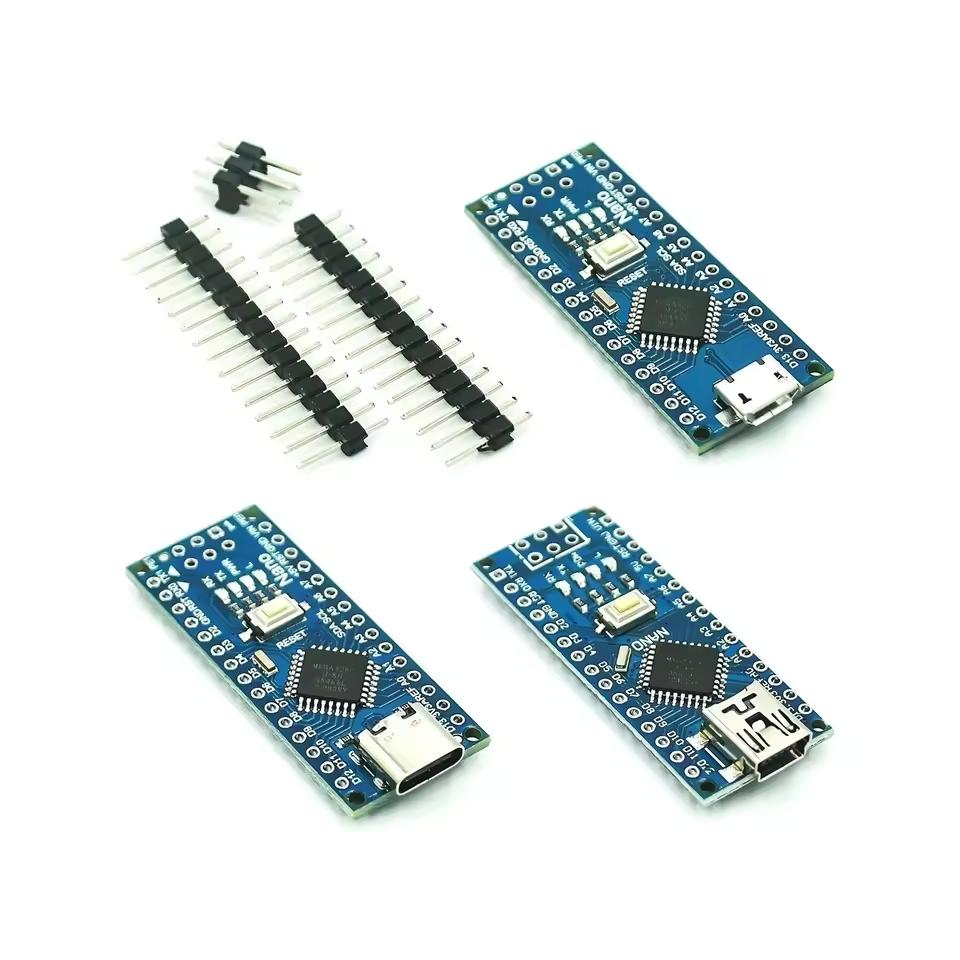 Mini / Type-C / Micro USB Nano 3.0 с загрузчиком совместимый Nano контроллер для arduino CH340 USB драйвер 16Mhz ATMEGA328P