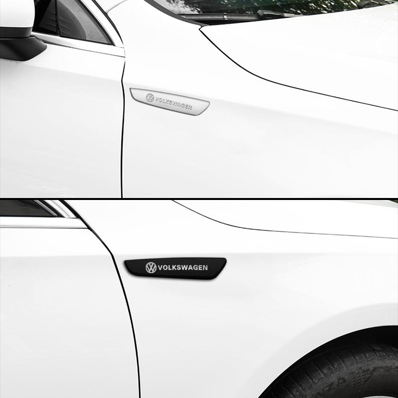 T252Pc Metal Stickers Car Body Decoration Accessories For Volkswagen Touran T-ROC Golf Touareg Tiguan Sharan Eos Passat Polo Beetle