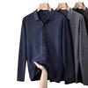 Мужской кардиган из 100% тонкой шерсти
