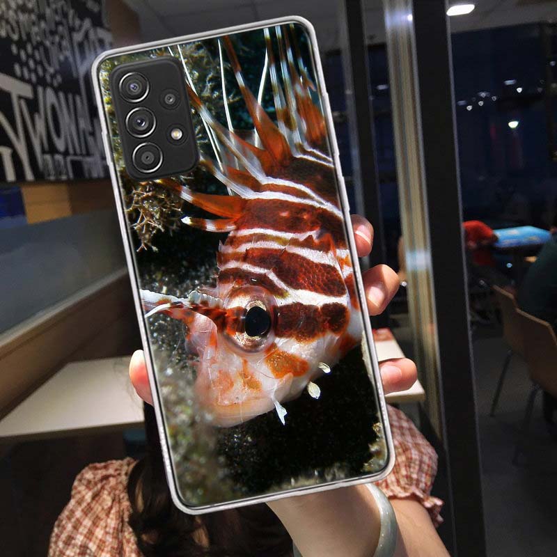 Clown Fish in the Sea or Ocean Phone Case for Samsung A54 A57 A37 A17 A14 A15 A12 A24 A34 A55 A35 A25 A52S A07 A05S A04S A22 A32