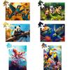 24 Large Piece Puzzle for Seniors, Wooden Dementia Puzzle for Seniors and Adults, Easy Puzzle with Hummingbird, Turtle, and Dog Jigsaw Puzzle,