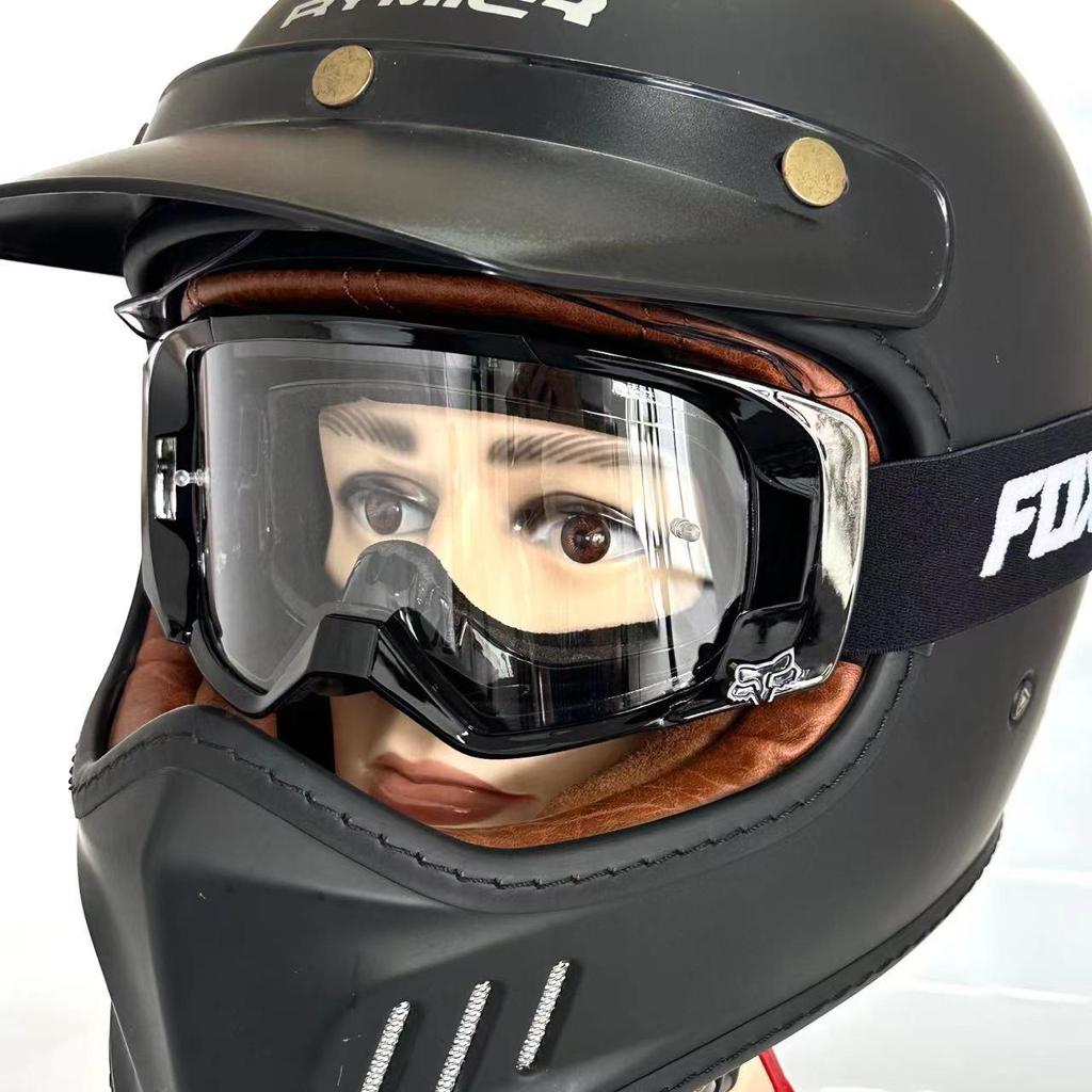 Fox Off-Road Motorcycle Riding Goggles - Wind & Sand Protection, HD Vision