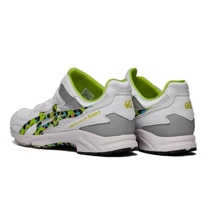 Comme Des Garçons Shirt X ASICS Tarther SC Lime Leopard Men Sneakers White 1203A190-101
